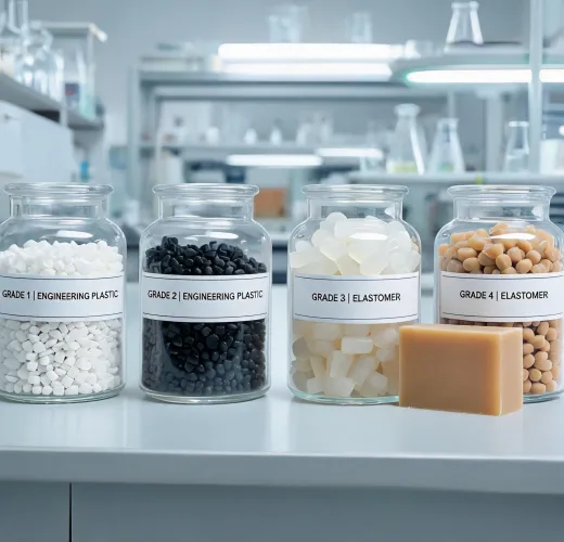 Polymer material samples